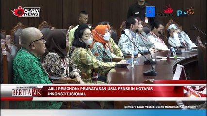 MK Gelar Sidang Pengujian Materi UU Jabatan Notaris