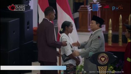 Menhan Prabowo Beri Apresiasi dan Simpati Pada Wisudawan Saat Hadiri Wisuda UNHAN RI