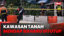 DBKL tutup lokasi lubang baharu guna tali keselamatan, penghadang air