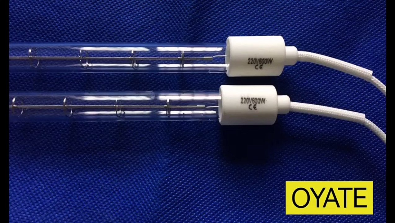 1500w electric infrared heat lamp paint booth heating lamp 1500w electric IR lamp weed machine 1500w fast-response medium wave halogen heat lamp 1500w filament infrared heat lamp