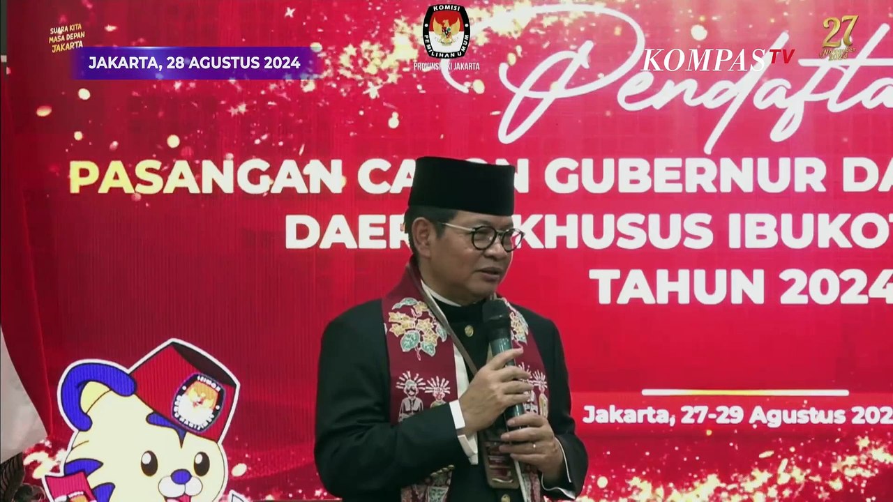 [FULL] Detik-Detik Pramono Anung-Rano Karno Resmi Daftar Pilkada Jakarta 2024 ke KPU