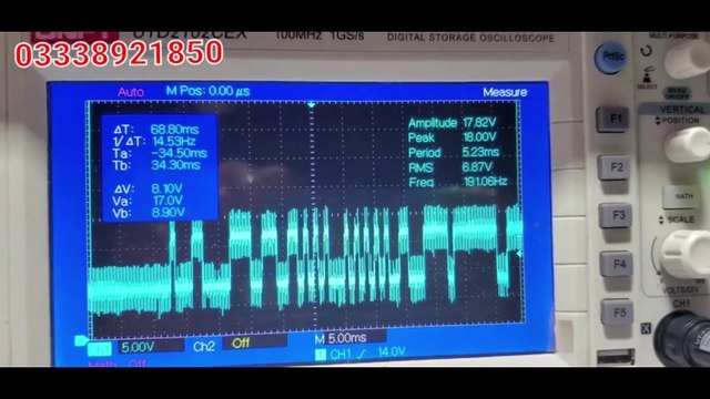 DC inverter AC compressor Testing.Haier DC inverter AC split AC E7 Error.DSO frequency Testing