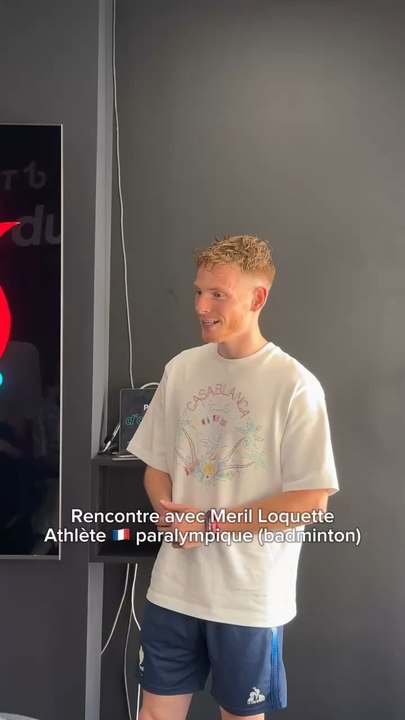 Exclu Dailymotion : Rencontre avec Meril Loquette Athlète  paralympique (badminton)