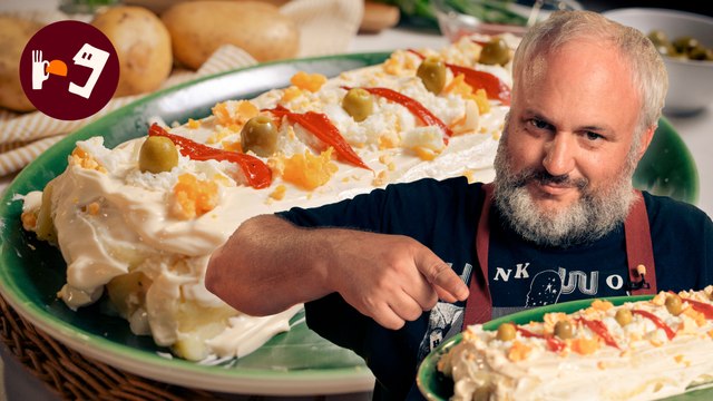 Tronco de patata: un pastel frío fácil y buenísimo