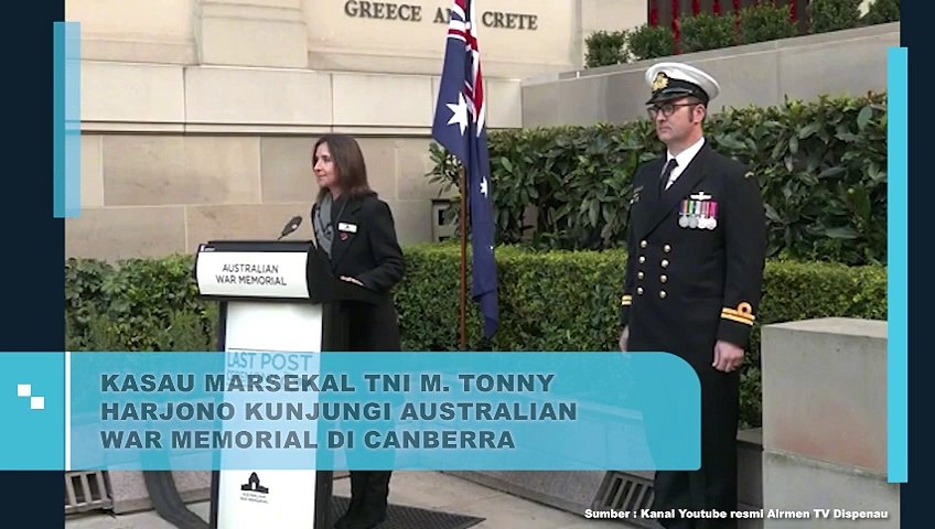 Kasau Marsekal TNI M. Tonny Harjono Kunjungi Australian War Memorial di Canberra