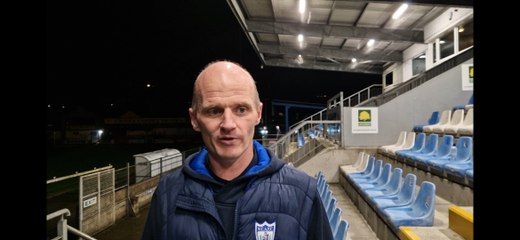 Barry Gray Newry City v Ballinamallard United post-match