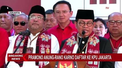 Tải video: [FULL] Keterangan Pramono Anung-Rano Karno usai Daftar Pilkada Jakarta 2024 ke KPU