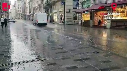 İstanbul'da sağanak yağış etkili oluyor