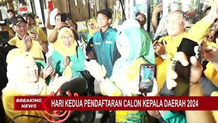 Ridwan Kamil-Suswono Bersama Pendukungnya Berjalan Kaki Menuju KPU Jakarta