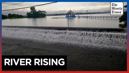 La Mesa Dam fills up due to continuous monsoon rains