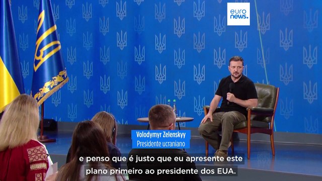 Zelenskyy apresentará em setembro “plano de vitória” da Ucrânia aos Estados Unidos