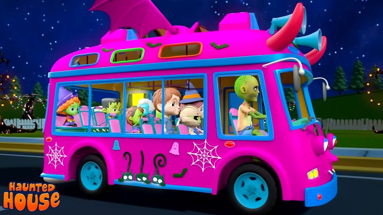 Halloween Wheels on the Bus + More Little Treehouse Halloween Rhymes and Kids Songs