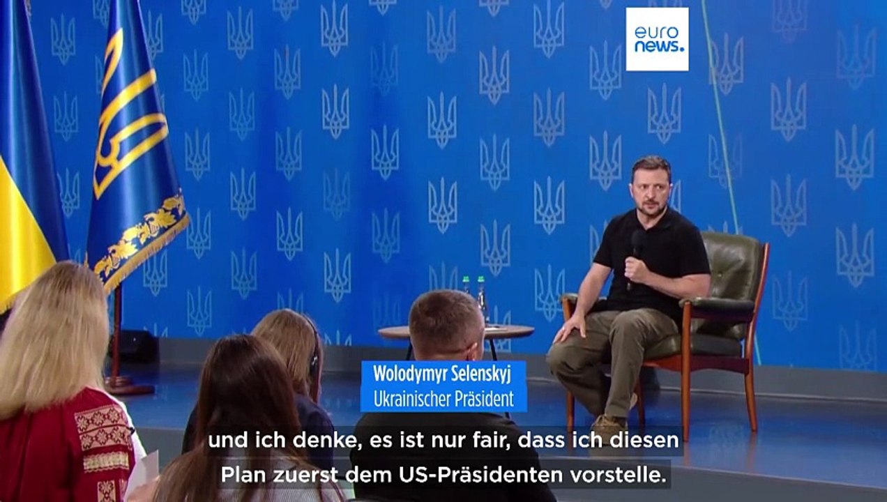 Krieg gegen Russland: Selenskyj will USA Siegesplan vorlegen