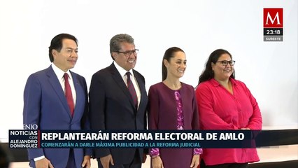 Sheinbaum anunciará su propio reemplazo para la reforma electoral tras reunión plenaria de Morena