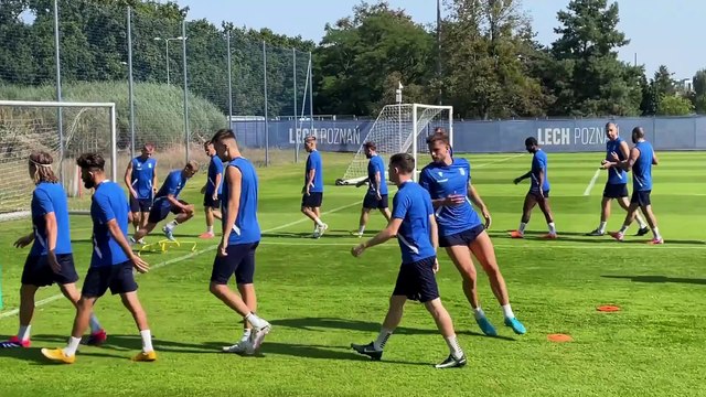 Trening Lecha Poznań przed Stalą Mielec