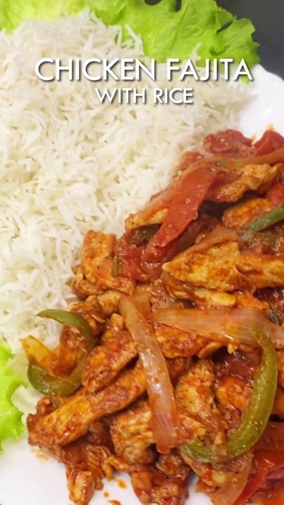 Chicken Fajita With Rice Recipe by Menu Maker