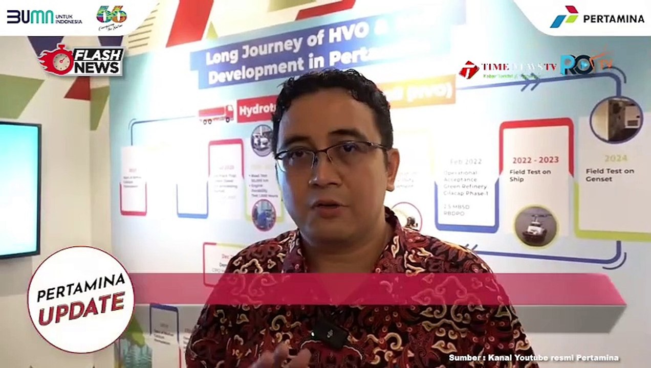 PERTAMINA HASILKAN INOVASI PRODUK ENERGI TERBARUKAN BERUPA HVO DAN SAV