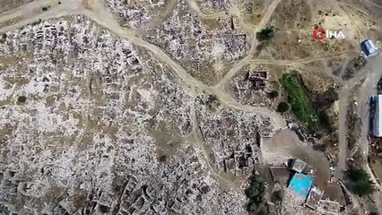 Sular çekildi, Türkiye'nin Atlantisi ortaya çıktı...