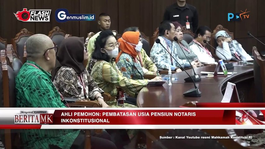MK Gelar Sidang Pengujian Materiil UU Jabatan Notaris