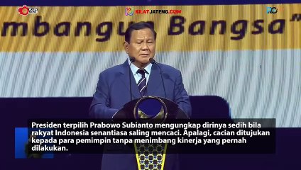 Prabowo Puji Presiden Jokowi, Prestasi Pak Jokowi Diakui Bangsa Manapun