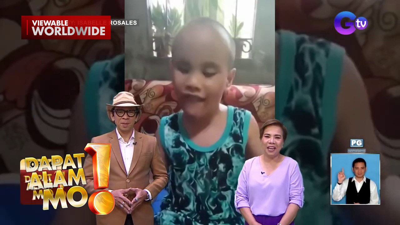 Pagbabalita ng isang bulag na bata sa Aklan, napabilib ang maraming netizens | Dapat Alam Mo!