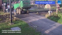 Accident entre un TGV et un tracteur près de Tournai en Belgique