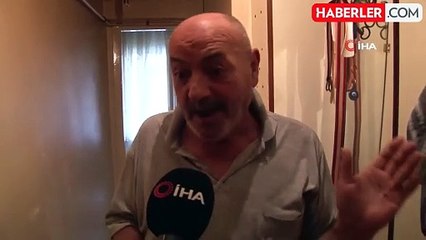 Kartal'da 6 katlı binanın 6'ıncı katındaki evin balkonu çöktü