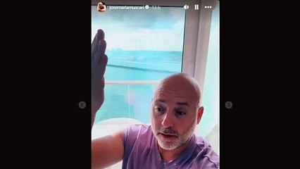 Las soñadas vacaciones de José María Muscari y su hijo Lucio en un crucero por el Caribe