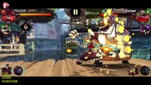 Skullgirls 2nd Encore Mobile Gameplay - Peacock VS BigBand Fight