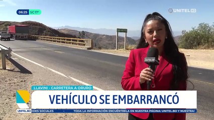 Una persona pierde la vida luego de que su vehículo se embarrancara en la carretera Cochabamba – Oruro
