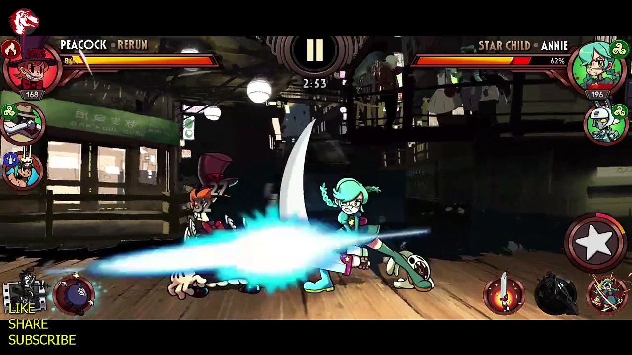 Skullgirls 2nd Encore Mobile Gameplay Fight