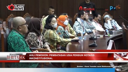 MK GELAR SIDANG PENGUJIAN MATERIIL UU JABATAN NOTARIS