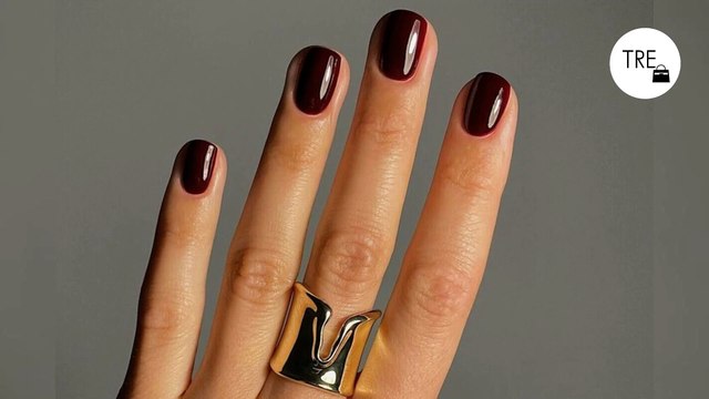 Tres manicuras de uñas cortas con diseños otoñales que aportan elegancia