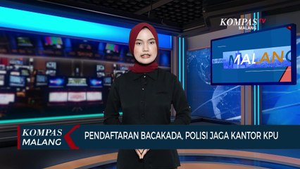 Pendaftaran Bakal Calon Kepala Daerah, Polres Batu Amankan Kantor KPU