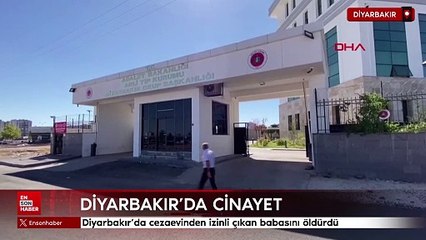 Diyarbakır'da cezaevinden izinli çıkan babasını öldürdü