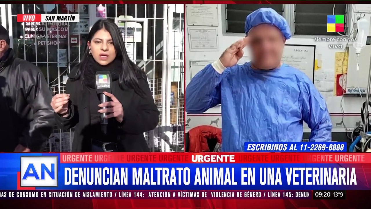 San Martín: denuncian maltrato animal en una veterinaria