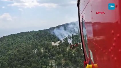 Kazdağları’nda orman yangını