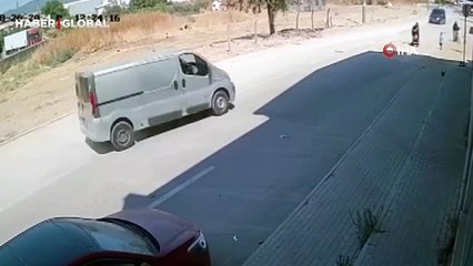 Bursa'da anne ve bebeğin ölümden döndüğü anlar kamerada