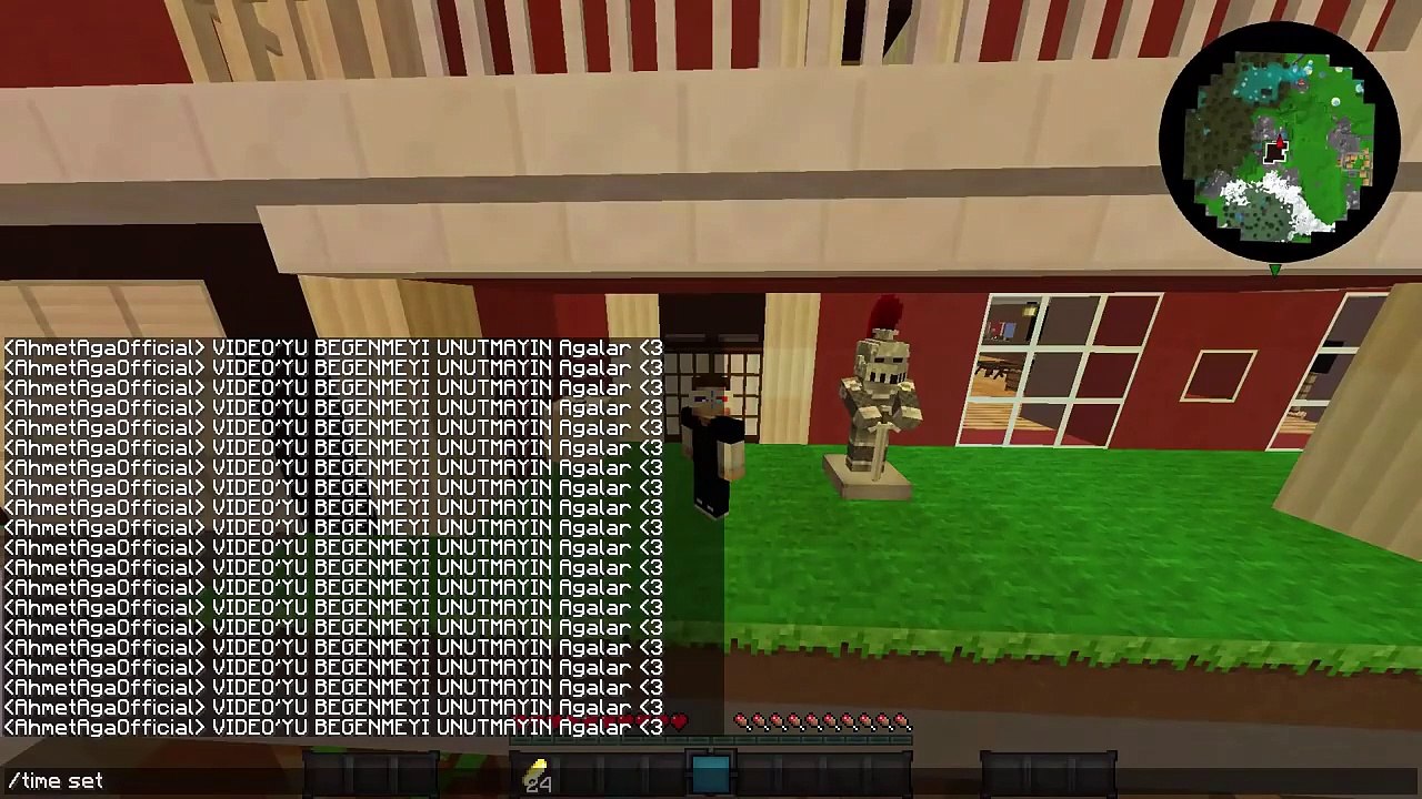 Türkçe Minecraft - Crazy Craft - EFSANEVİ PACMAN EVİ! ve KORKUNÇ MALİKANEMİZ! - Bölüm 2 - Ahmet Aga