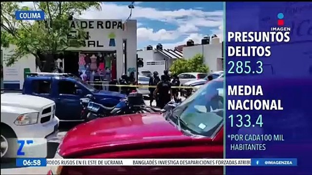Colima reporta altos índices de delitos contra el patrimonio y contra bienes jurídicos afectados