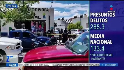 Colima reporta altos índices de delitos contra el patrimonio y contra bienes jurídicos afectados