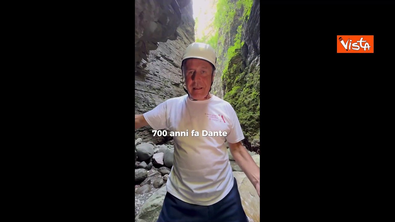 Il Presidente della Toscana Giani mette il caschetto e va in visita tra i canyon della Toscana
