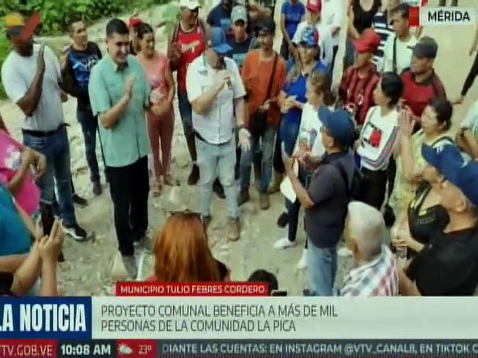 Mérida | Inaugurado puente peatonal "La Pica" en el municipio Tulio Febres Cordero