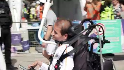 Paralympic flame carried ahead of opening ceremony