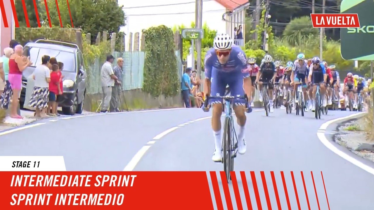 Intermediate sprint - Stage 11 - La Vuelta 2024 - Vídeo Dailymotion