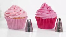 1M vs 2D - Comparing Piping Tips - Cupcake Piping Tip Techniques Tutorial