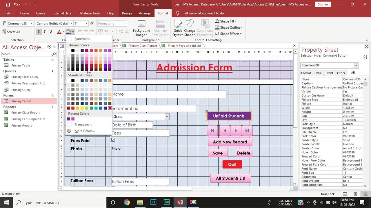 MS Access_ Class 10 - The End _ Hindi_ Urdu