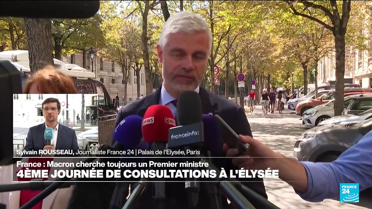 Deux mois sans gouvernement en France : 4ème journée de consultations à l'Élysée