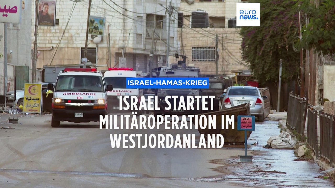 Israel startet groß angelegte Militäroperation im Westjordanland