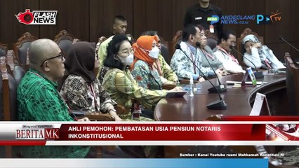 MK GELAR SIDANG PENGUJIAN MATERIIL UU JABATAN NOTARIS